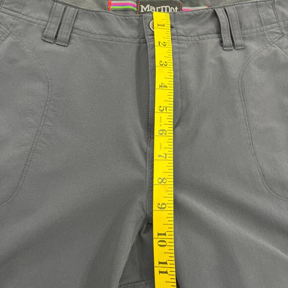 Marmot Gray Rainbow Roll Up Hiking Outdoors Gorpcore Nylon Lightweight Pants 12 - Picture 14 of 15